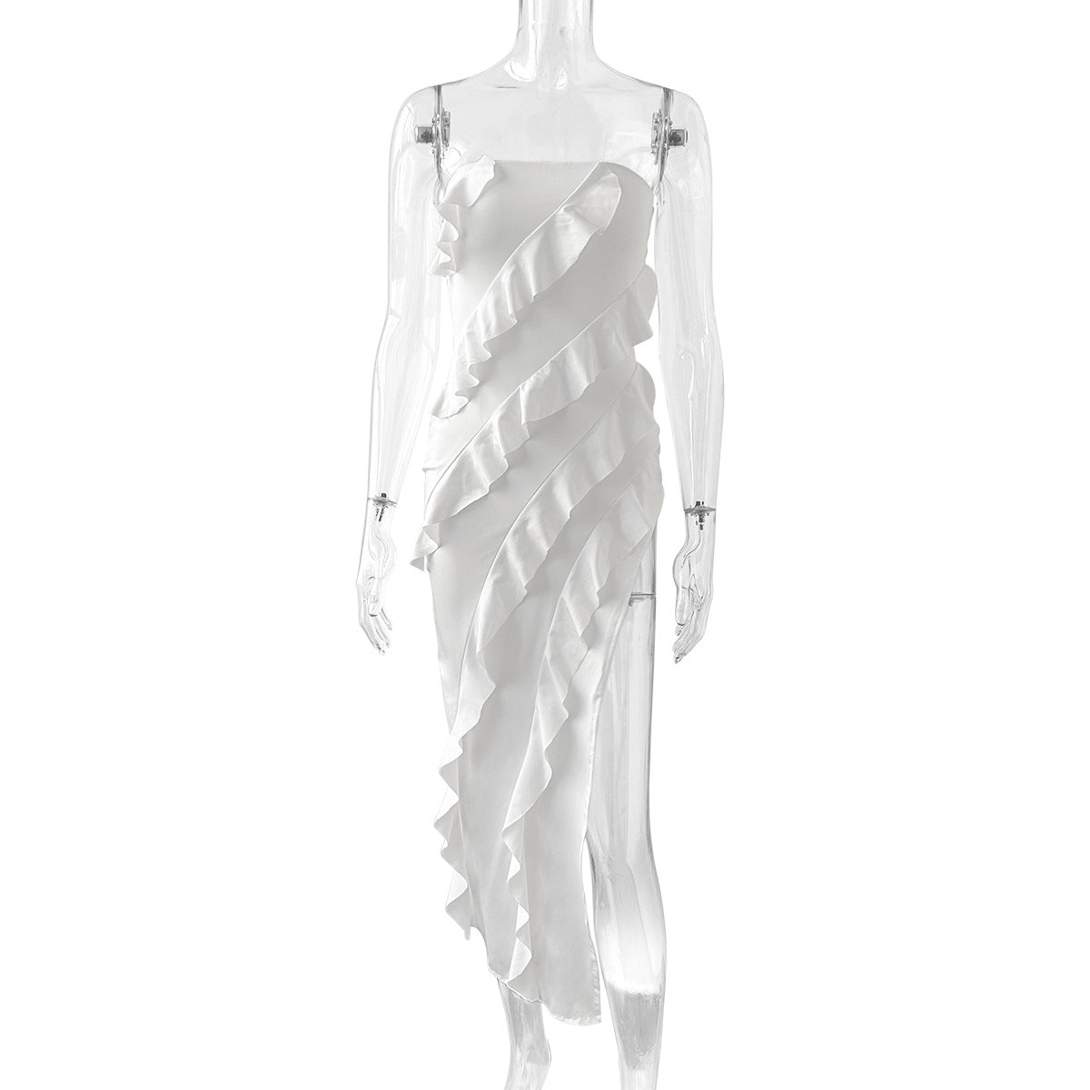Azrim Maxi Dress White