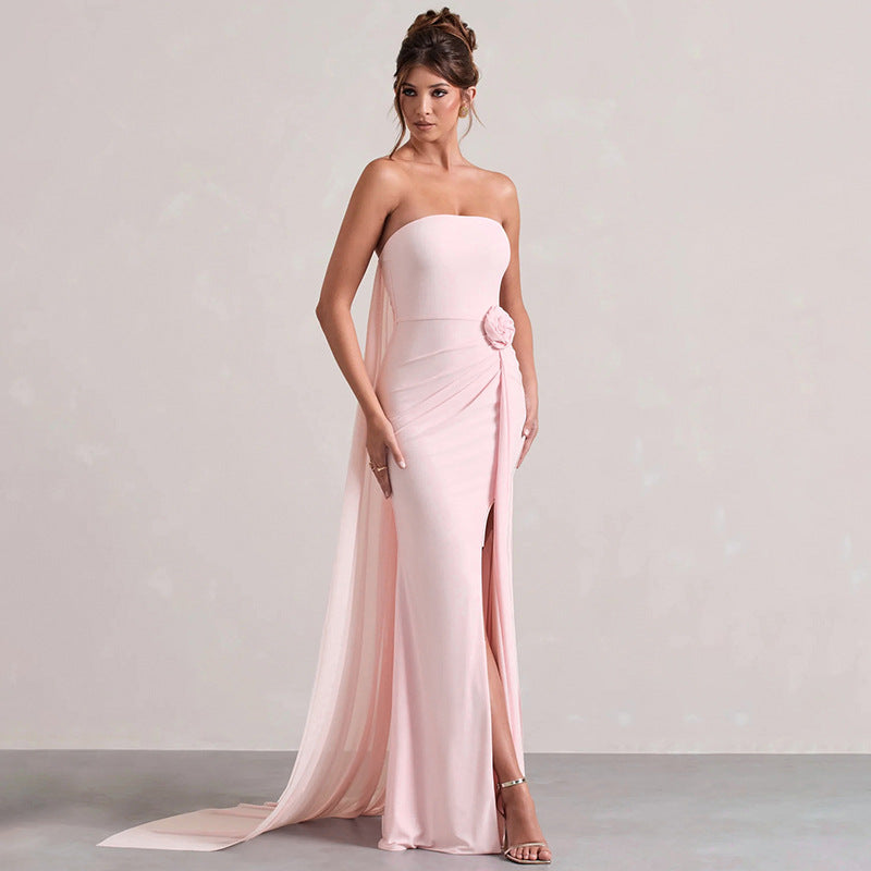 Zinnia Maxi Dress Pink
