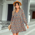 Rainstone Floral Ruffle Tie Dress FINAL