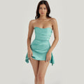Cassio Mini Dress Blue