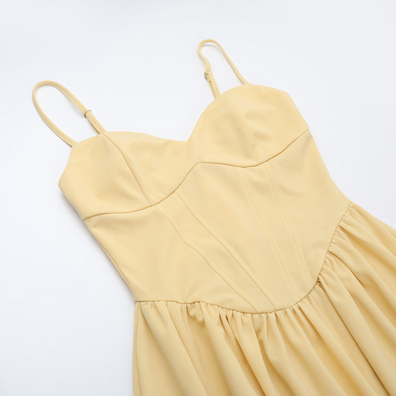 Sampson Midi Dress Yellow