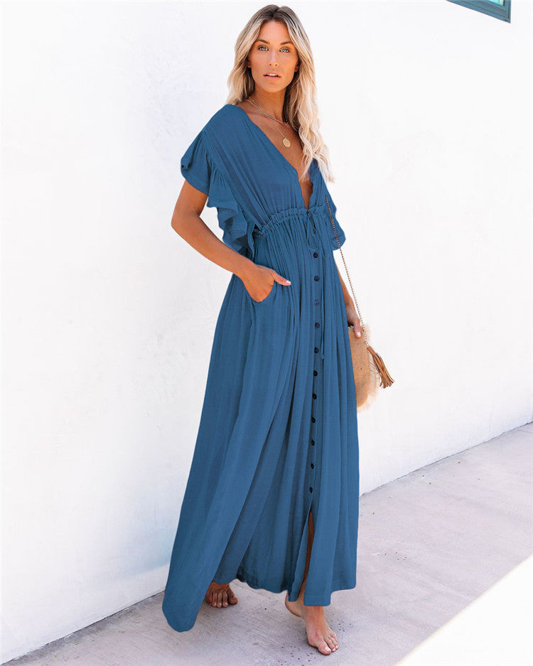 Queenie Woven Shimmer Midi Dress Teal