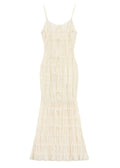Siena TieRed Ruched Maxi Dress