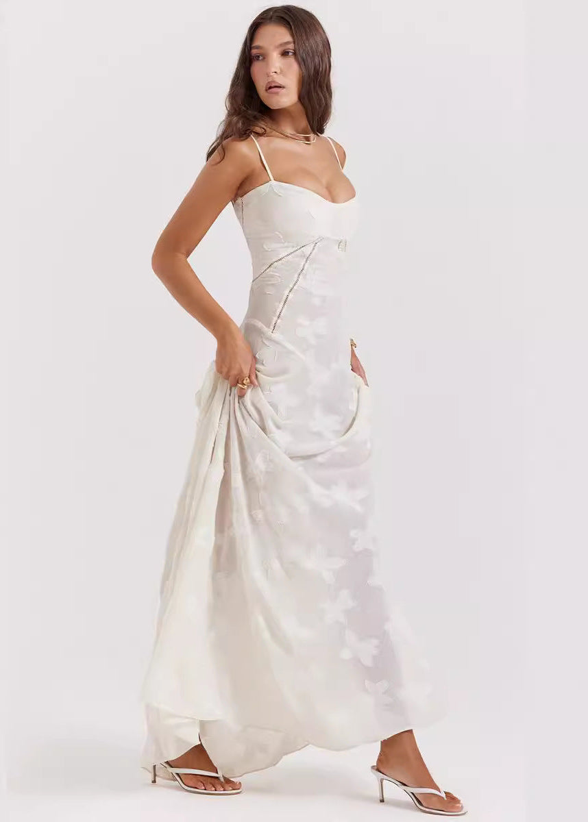 Celestine Spaghetti Strap Floral Maxi Dress