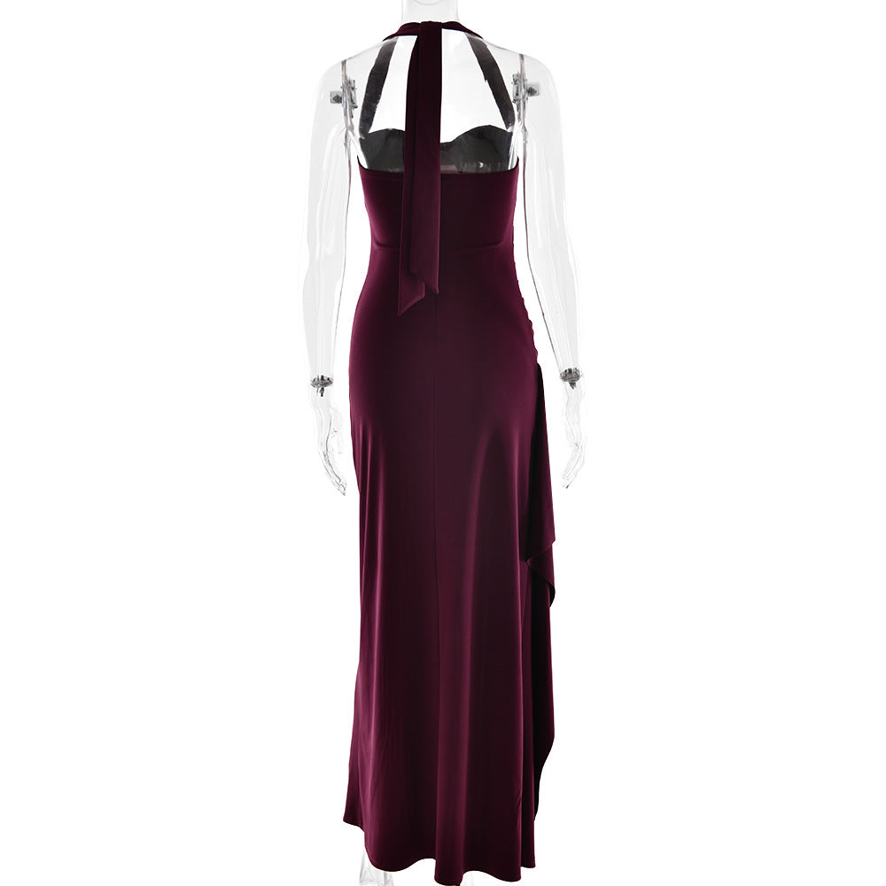 Nekoda Maxi Dress Maroon