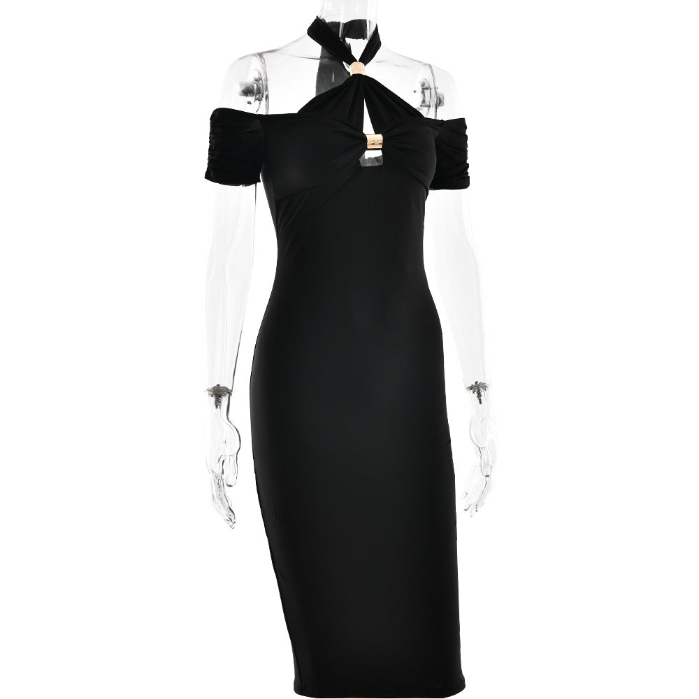 Mella Midi Dress Black