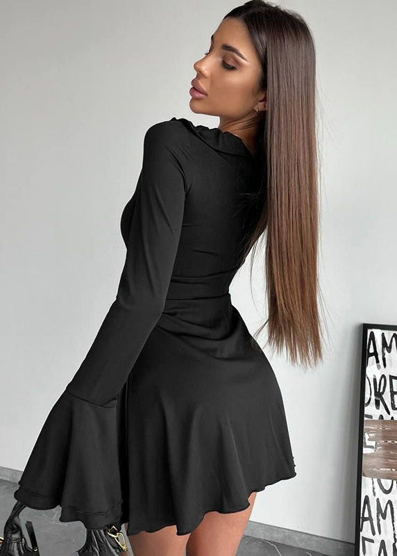 Sienna Off Shoulder Ruffle Sleeve Dress