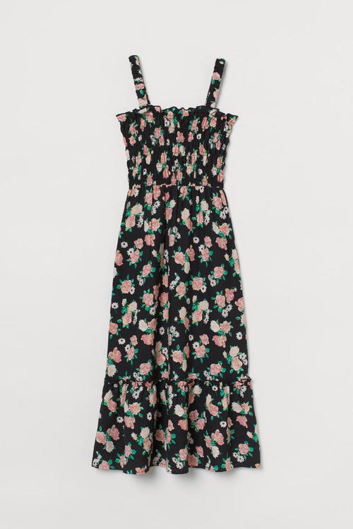 Charmaine Floral Halter Midi Dress FINAL