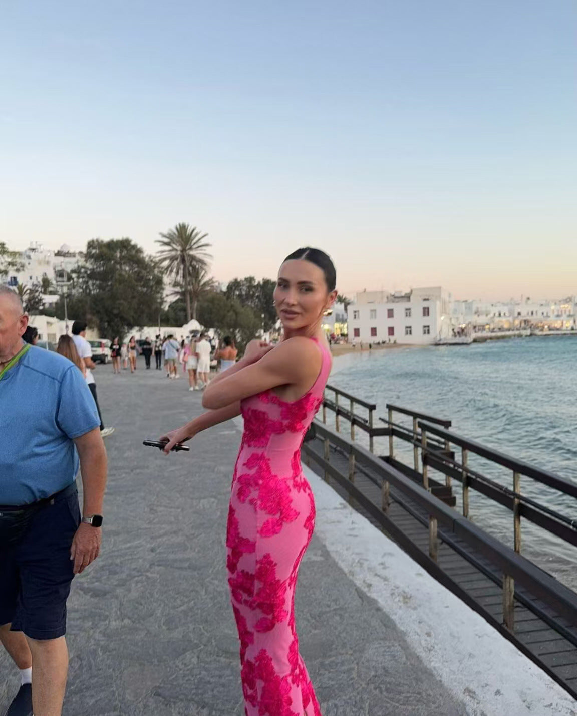 Morganite Maxi Dress Pink