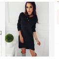 Smoky Mountain Sweater Dress Black