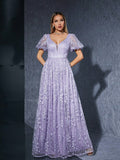 Bubble Sleeve Split Dress Sweet Fairy Photo Shoot Birthday Dress Embroidered Mesh