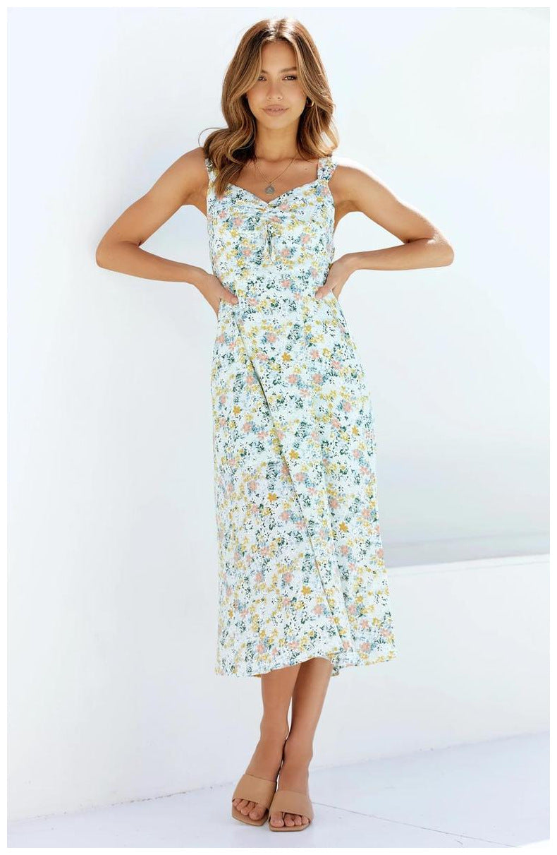 Loved By You Floral Midi Dress Ivory