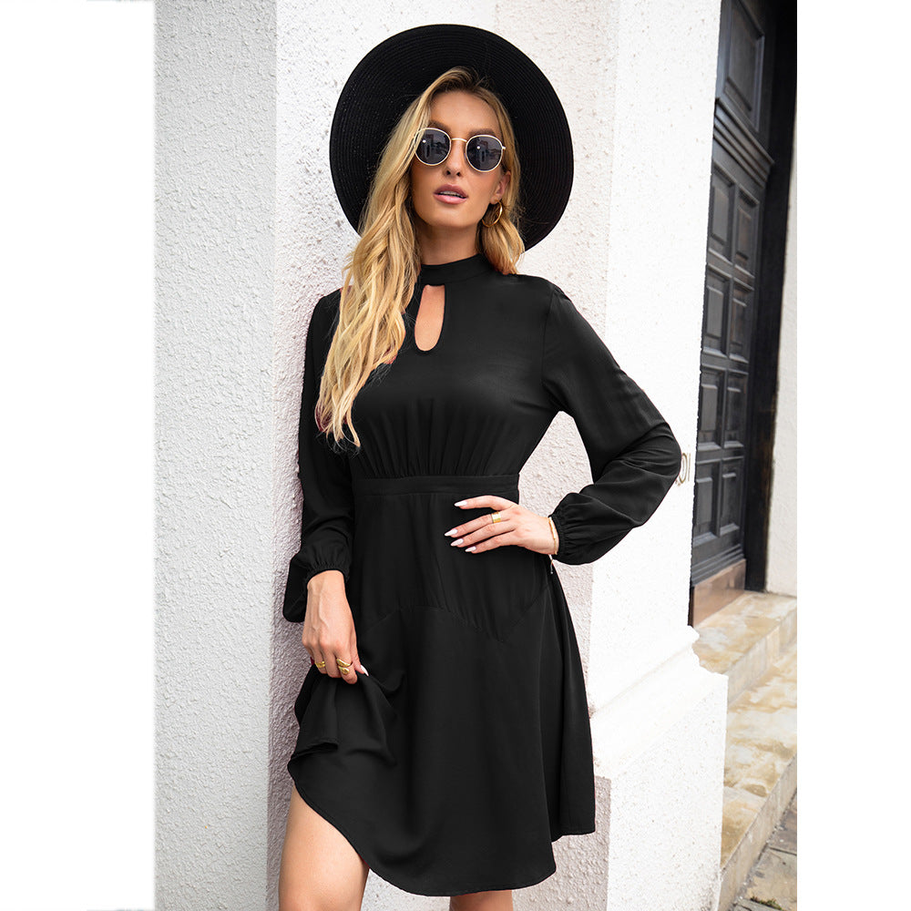 Fashion Forward Keyhole Dress Black
