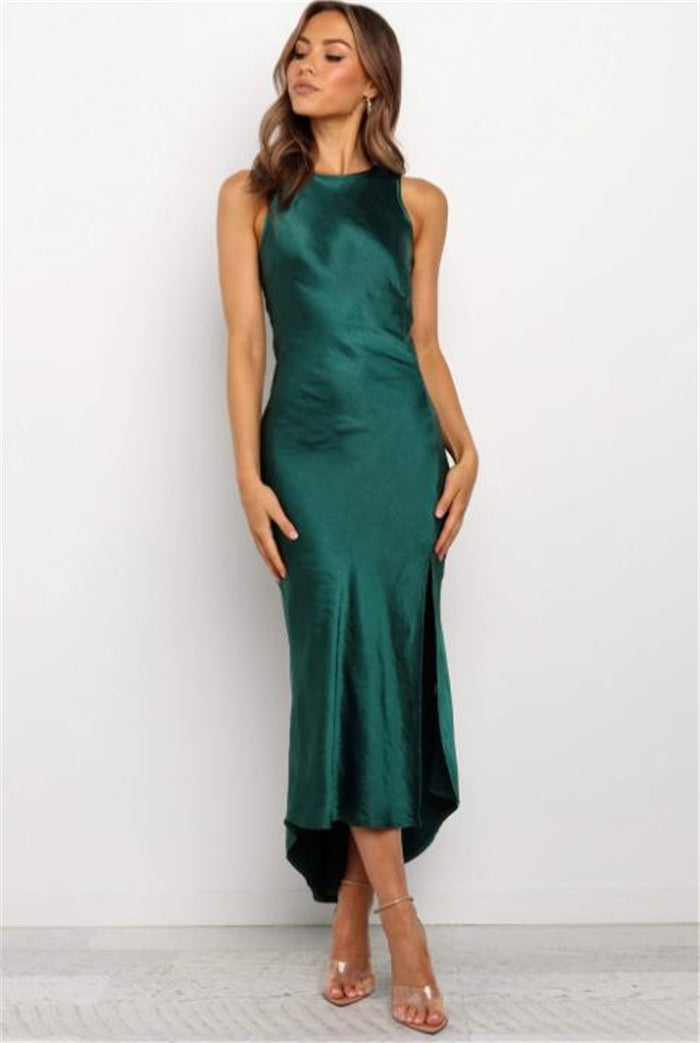 Laken Modal Blend Sleeveless Midi Dress Sage