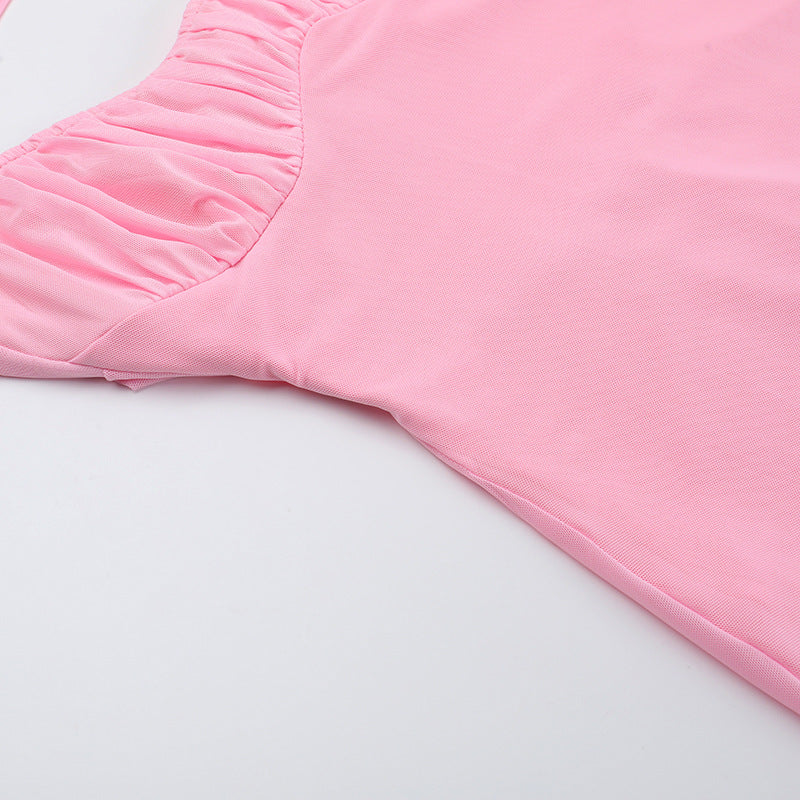 Cullen Midi Dress Pink