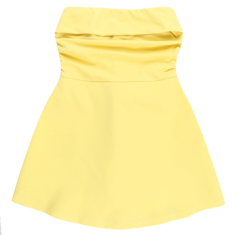Tansy Mini Dress Yellow