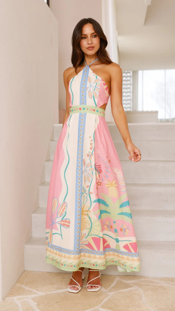 Norris Maxi Dress Pink