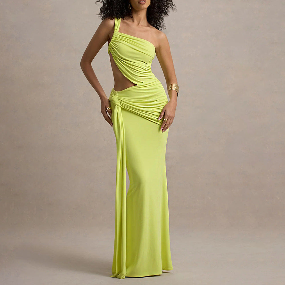 Pathy Maxi Dress Neon Green