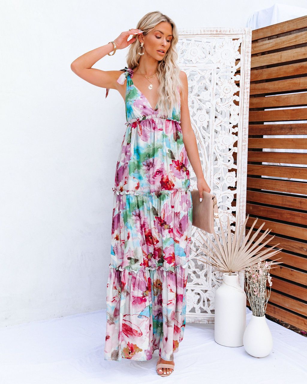 Beyond The Waterfall Pocketed Tiered Maxi Dress FINAL