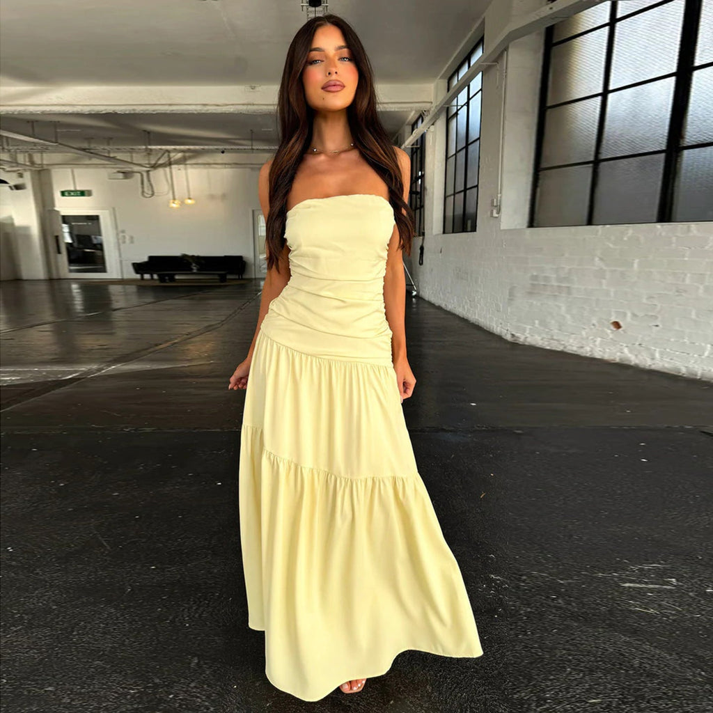 Conklin Maxi Dress Yellow