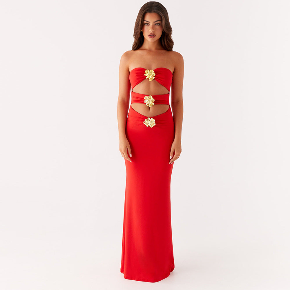 Charlotte Maxi Dress Red