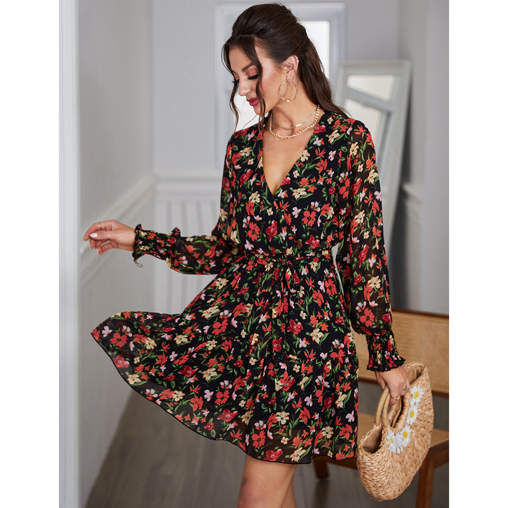 Bash Floral Tiered Babydoll Dress FINAL
