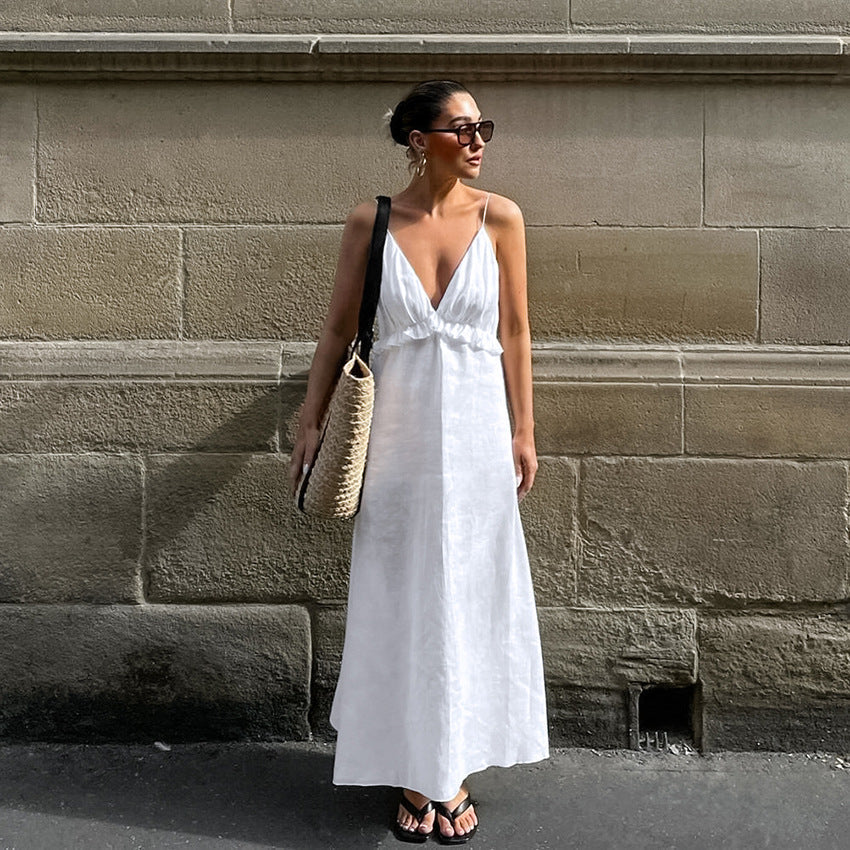Ennis Maxi Dress White
