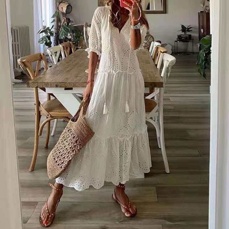 Suza Tiered Lace Maxi Dress FINAL