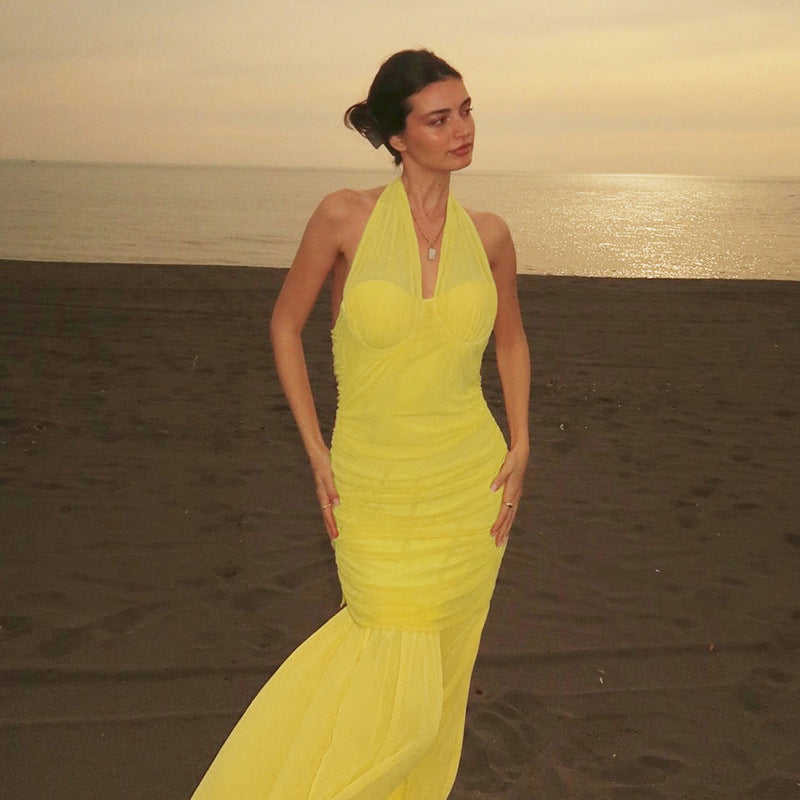Canaria Maxi Dress Yellow