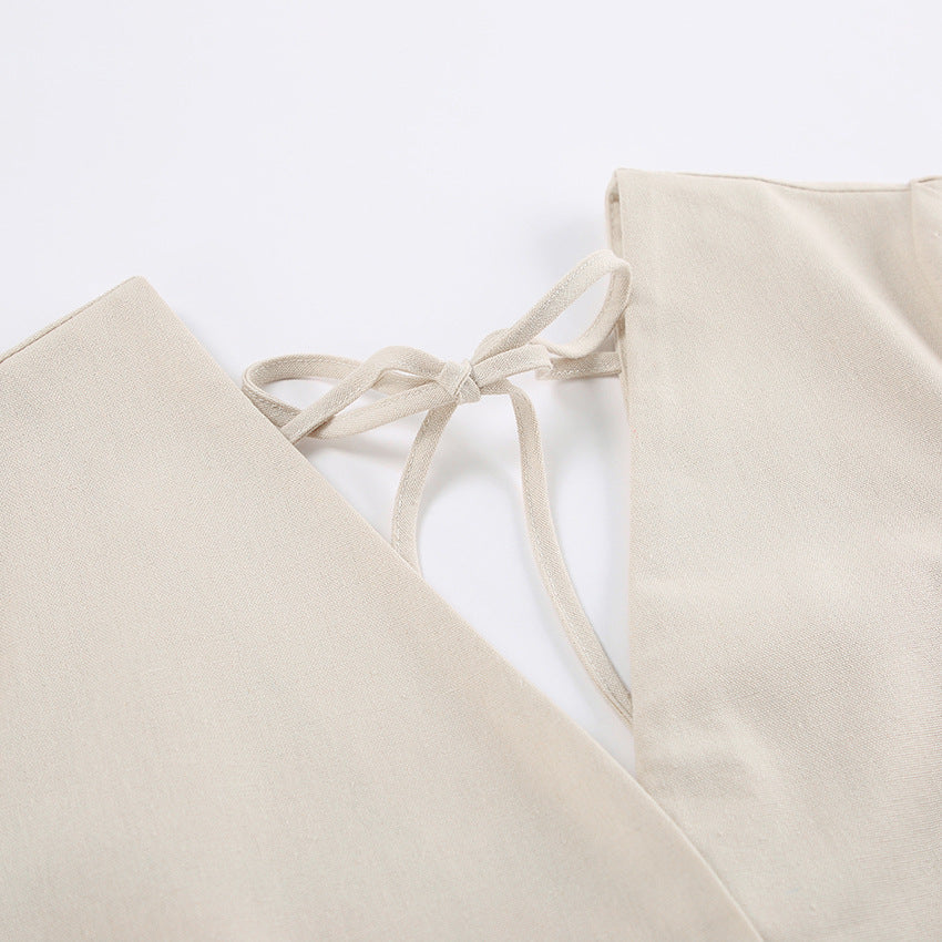 Gemini Rising Dress Off White