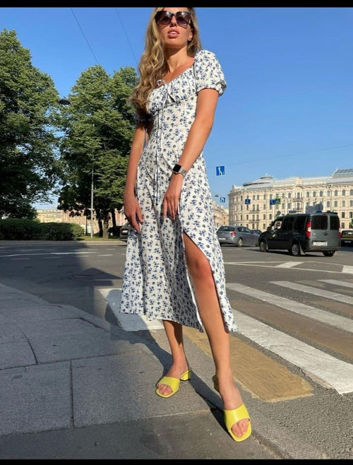 "Sofia" bardot long dress 2 colors