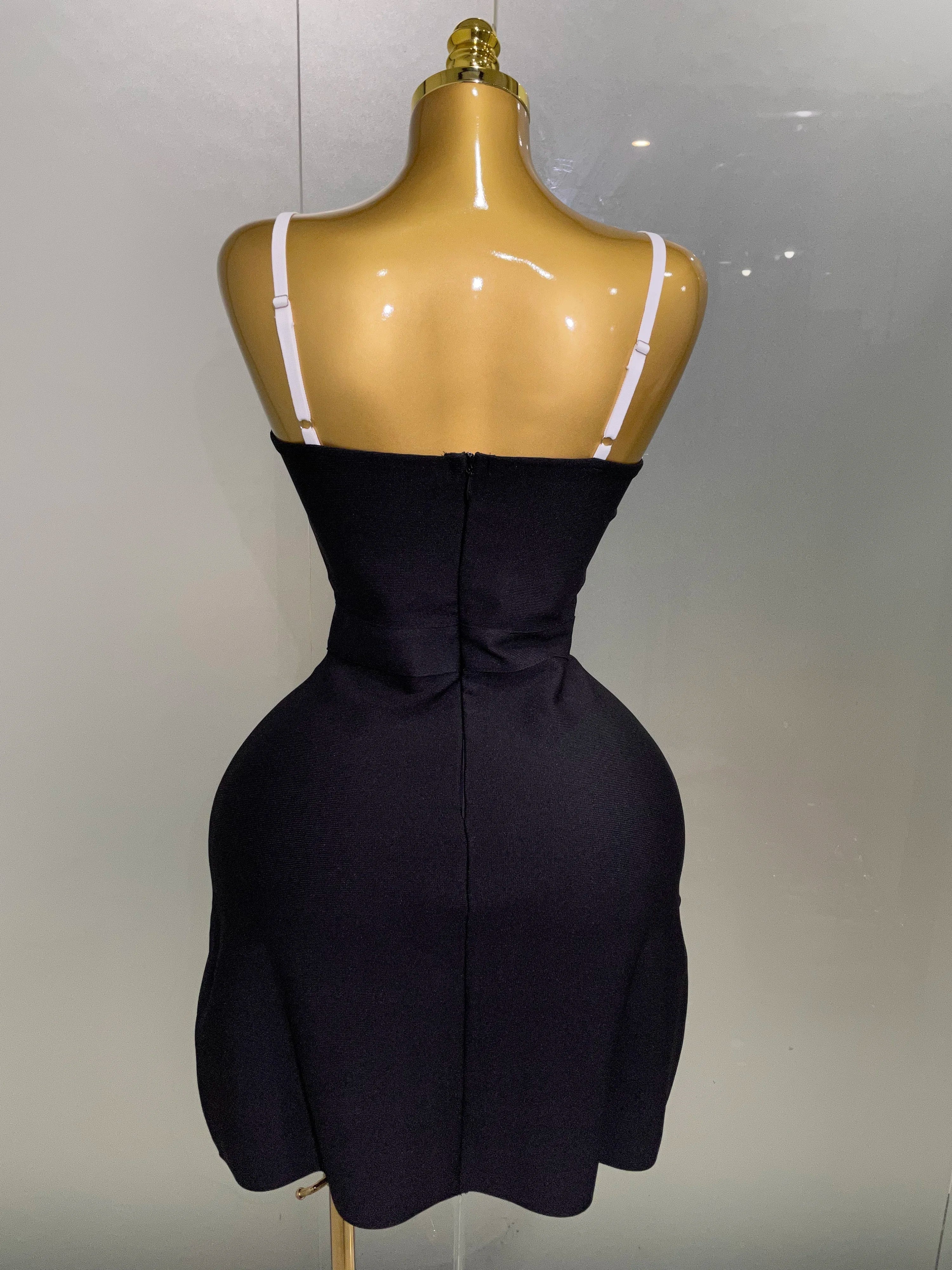 Women  Celebrity Sexy Sleeveless 3D Flower Patchwork Mini Bodycon Bandage Short Dress Elegant Evening Club Party Dress
