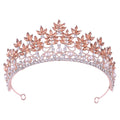 Baroque Crowns And Tiaras For Wedding Bride Hair Accessories Pearl Crystal Princess Queen Bridal Tiara Crown For Women Headdress as picture