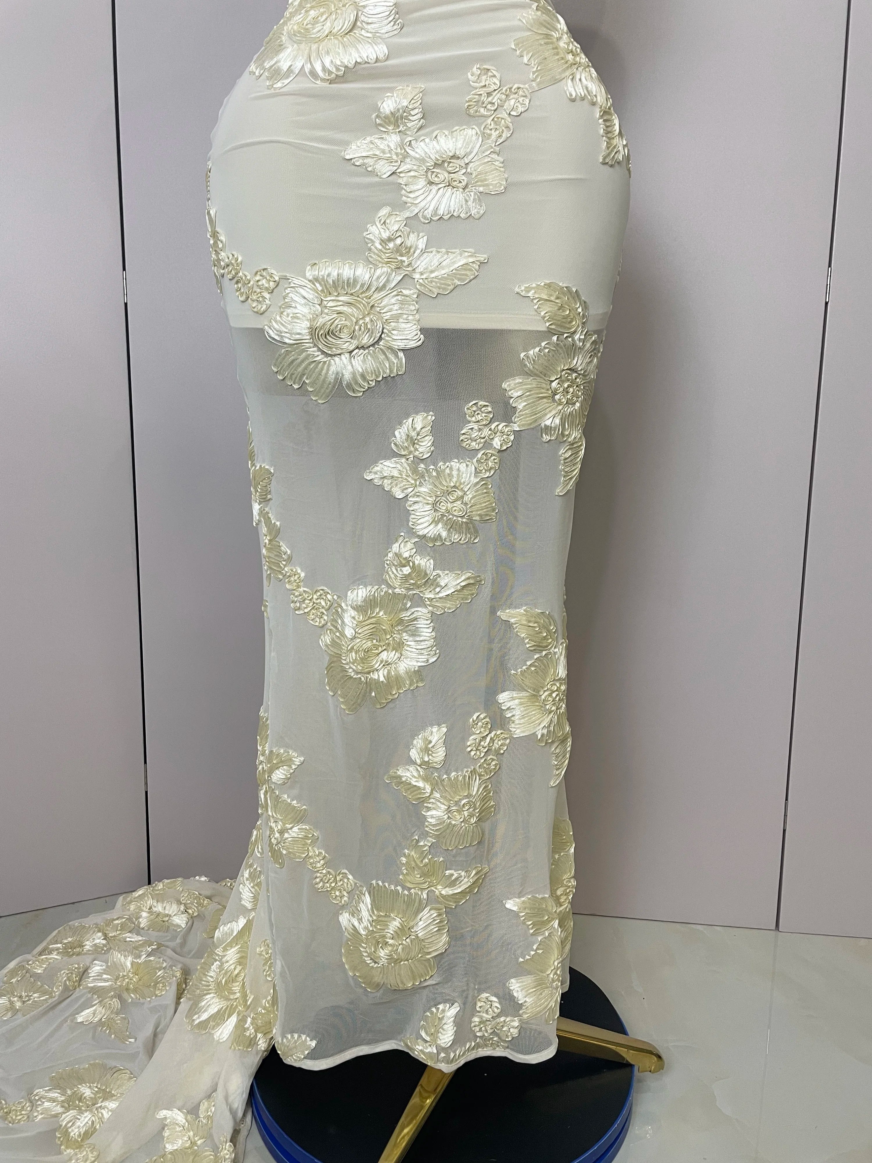 Women Sexy Strapless Embroidery Floor-length Maxi Dress Celebrate Evening Party Prom Cocktail Outfit
