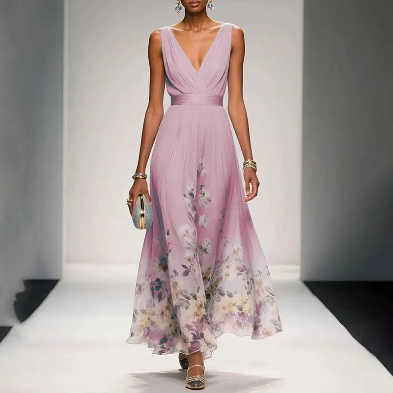 Arabella | Flowing Floral Maxi Dress