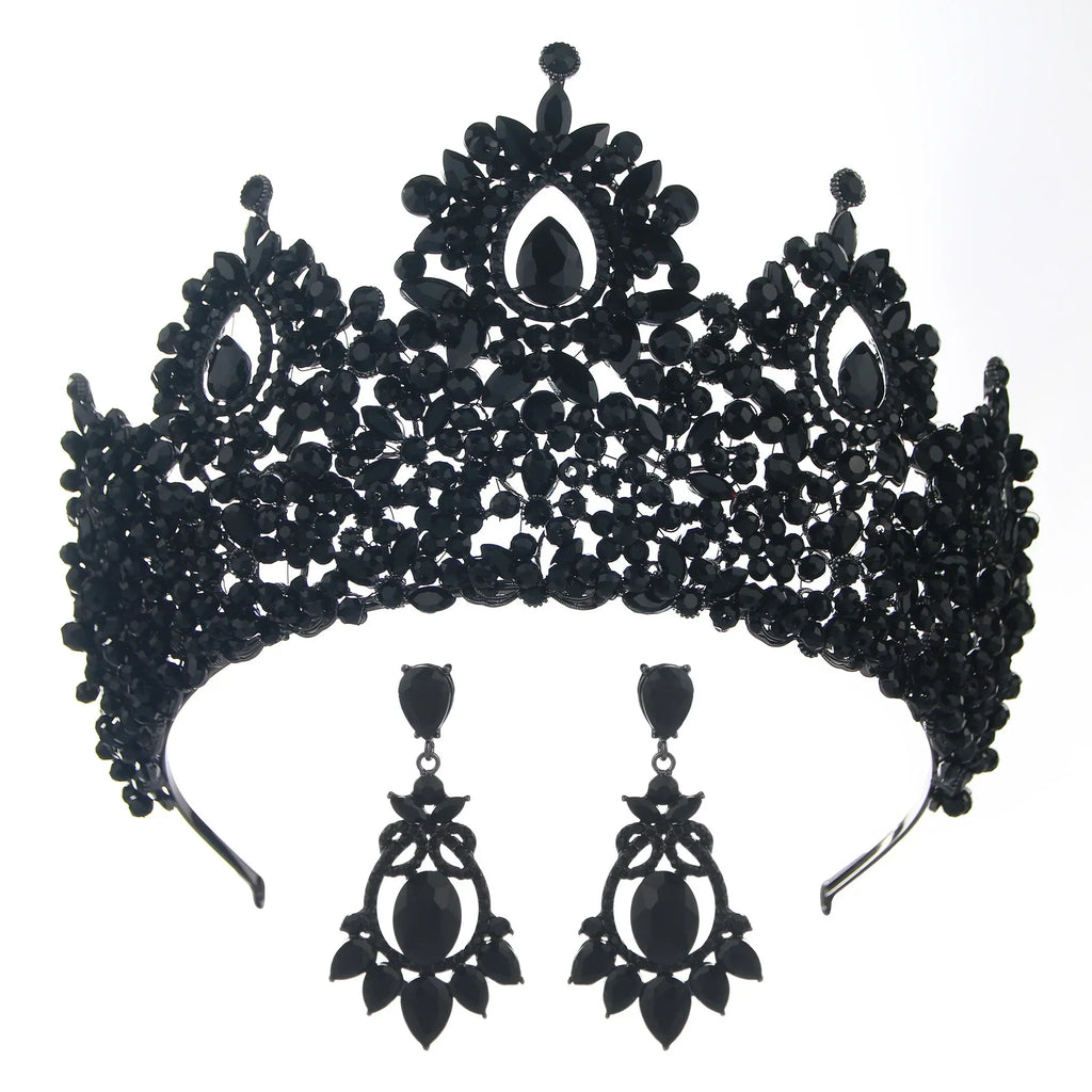 Baroque Crown For Queen Luxury Crystal Bridal Crowns And Tiaras For Wedding Hair Accessories Pageant Prom Hair Jewelry Headdress as picture 6