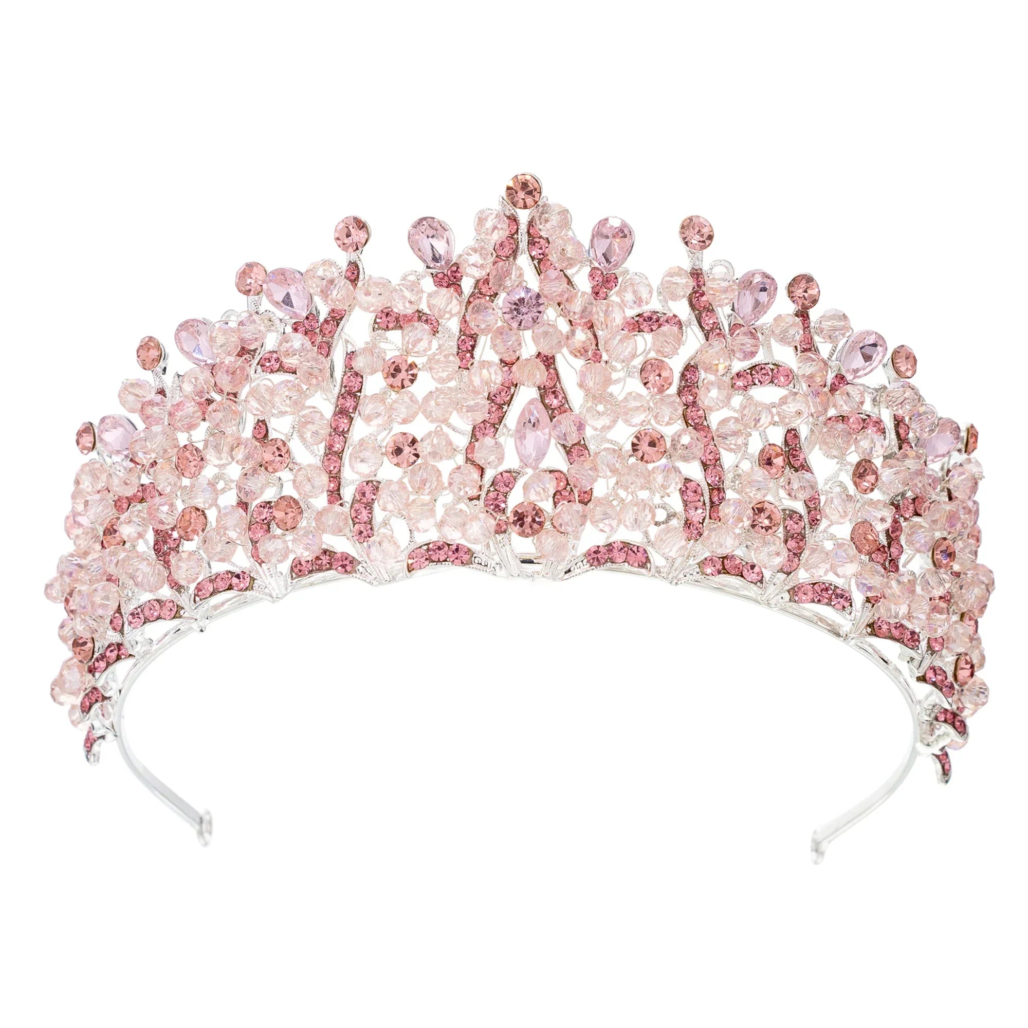 Crystal Crowns For Women Princess Queen Bridal Tiara Crown For Wedding Bride Headpieces Pageant Party Prom Hair Jewelry Diadem as picture 4