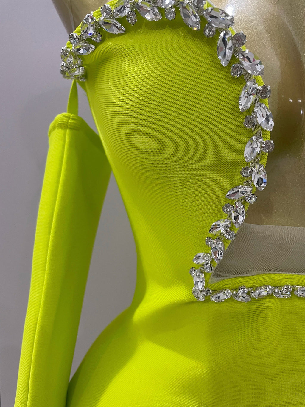 Sexy Off Shoulder Luxury Diamonds Long Bodycon Bandage Dress Women Celebrity Elegant Prom Gown Birthday Club Cocktail Dress