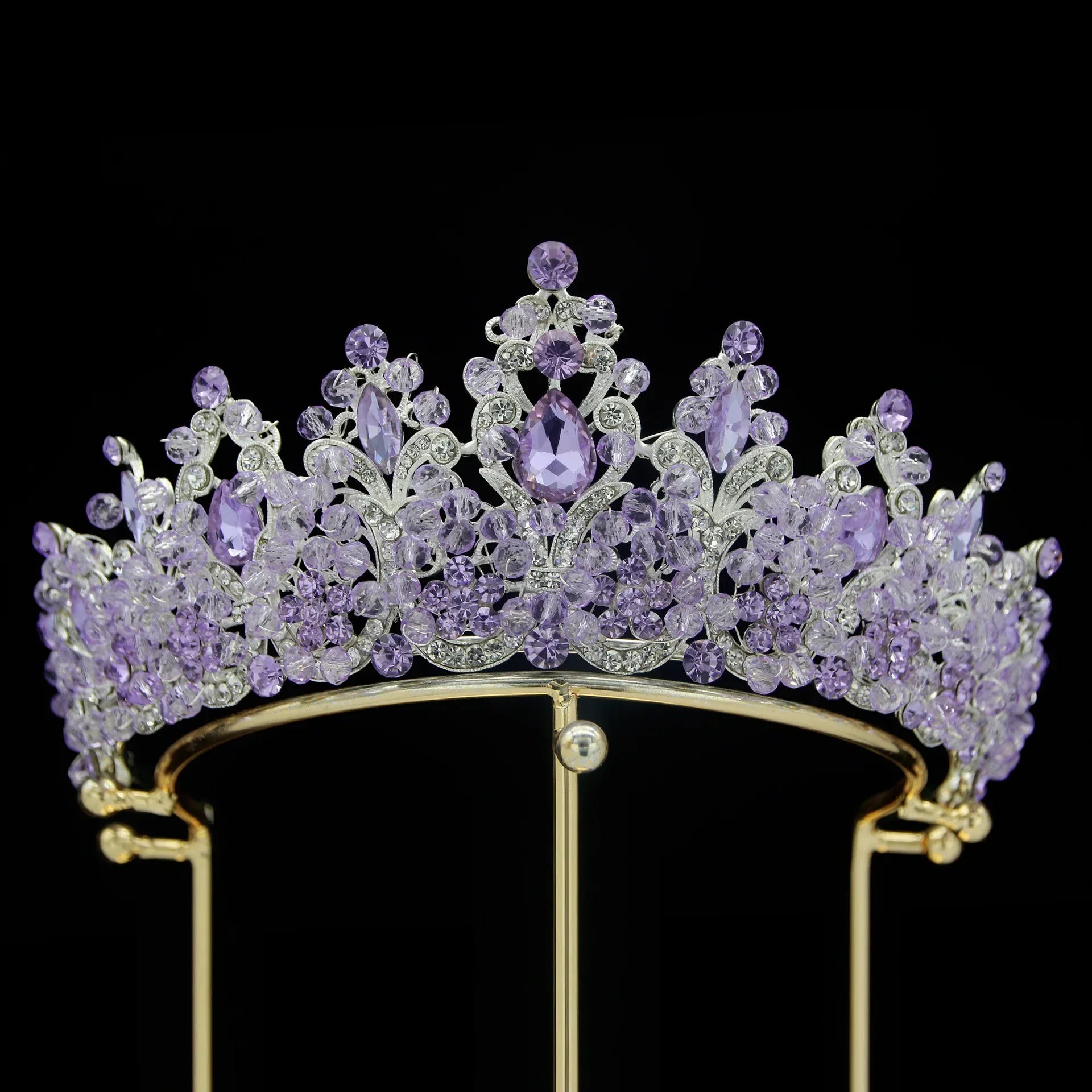 Crystal Queen Crowns For Women Princess Bridal Tiara Crown For Wedding Pageant Headpieces Bride Party Prom Hair Jewelry Diadem as picture 3