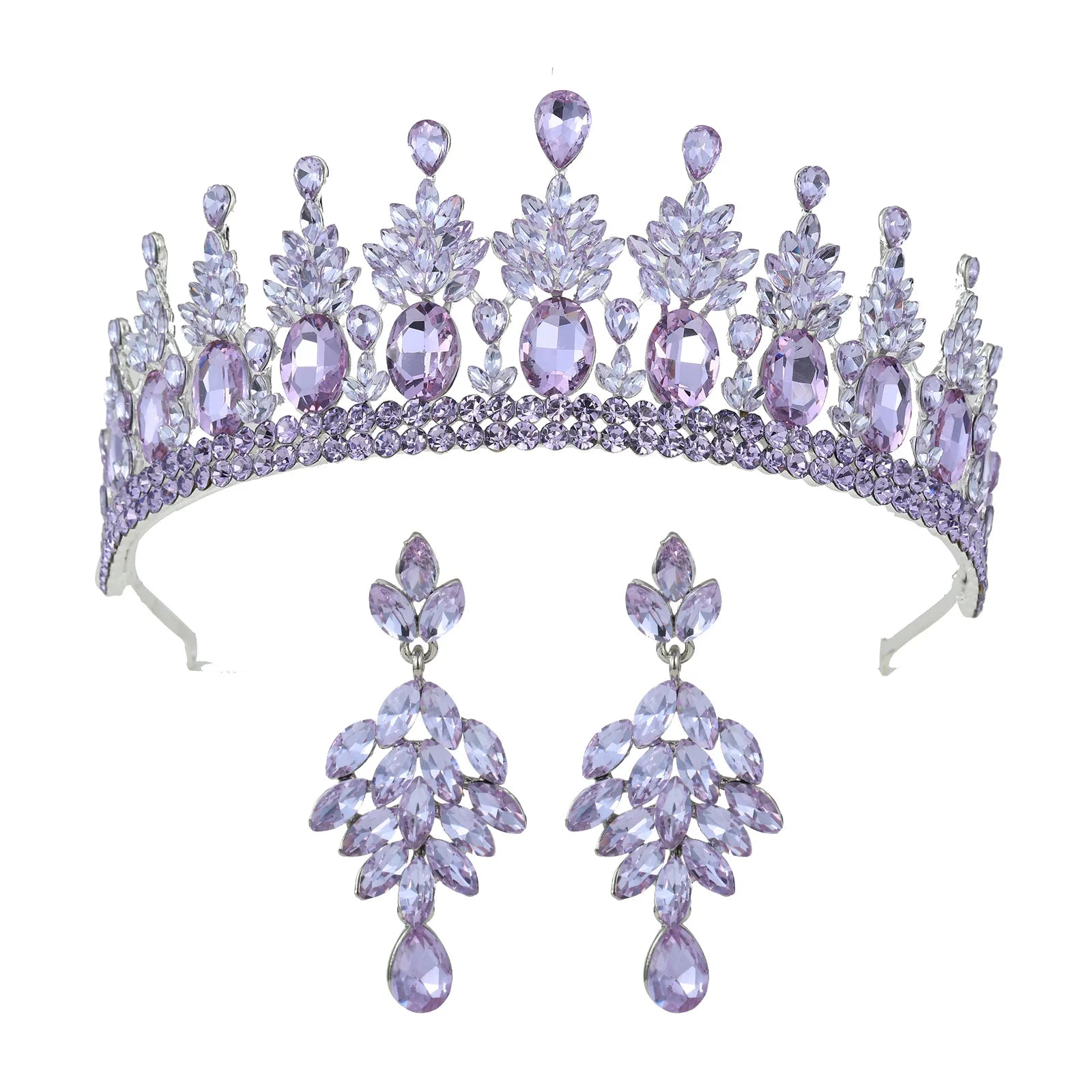 Baroque Crowns For Queen Women Crystal Princess Bridal Tiara Crown Wedding Hair Accessories Pageant Prom Hair Jewelry Headdress as picture 3