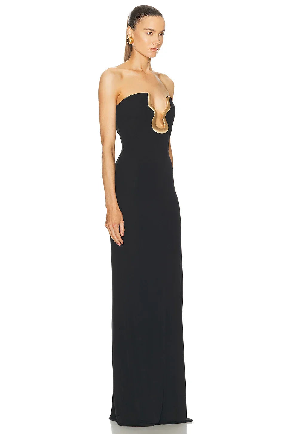 Fashion Women Sexy Strapless Bodycon Bandage Long Maxi Dress Celebrate Fashion Nightclub Party Birthday Dress Vestido