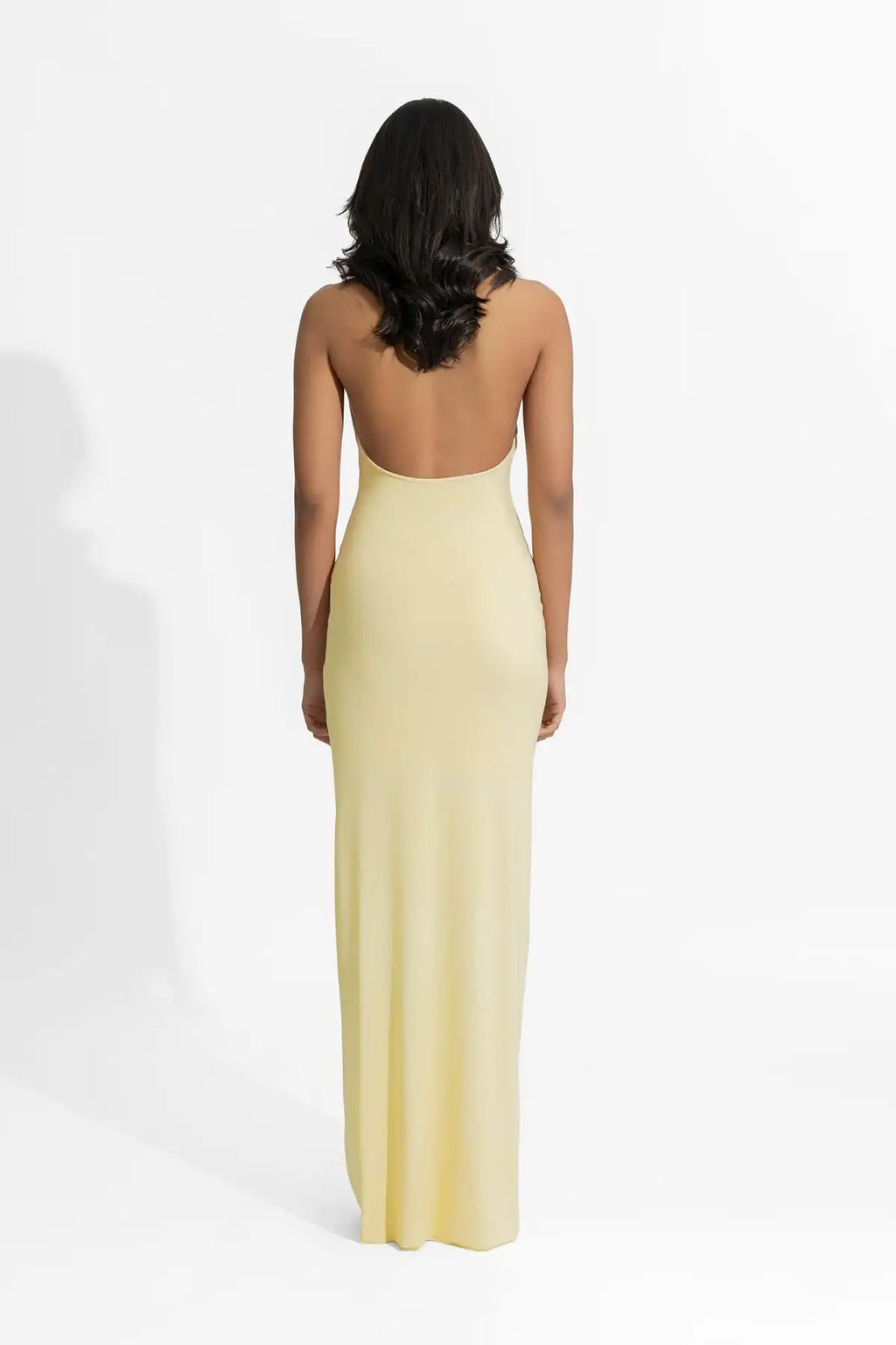 Celebrity Fashion Birthday Party Cocktail Dress Women Sexy Halter Backless Florals Bodycon Long Outfit Wholesale