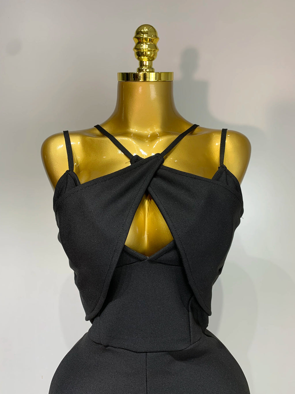Women Sexy Sleeveless Hollow out Split Backless Black Midi Bandage Dress  Celebrity Elegant Evening Cocktail Party Dresses