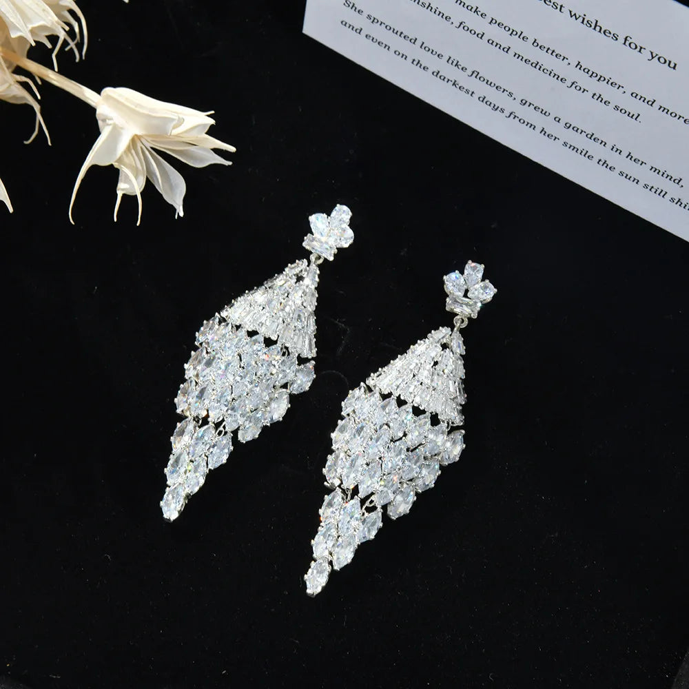 Big Large Zirconia Tiara Crown Birthday Gift Diadem Brides Party Dinner Dress Headband Wedding Accessories Bridal Hair Jewelry b