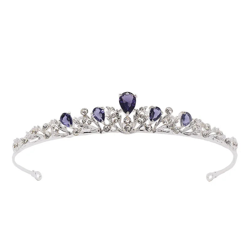 Bridal Tiara For Women Girl Zircon Small Princess Crowns Tiaras For Wedding Bride Birthday Party Prom Hair Jewelry Accessories as pic 1