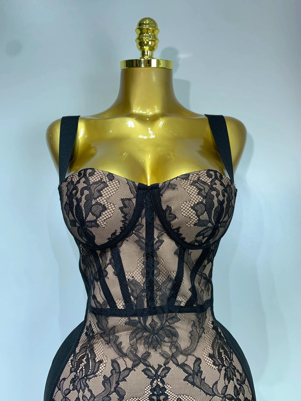 Sexy Black Lace Bodycon Bandage Dress  Arrivals Women Luxury Vintage Elegant Evening Party Dress Birthday Club Vestido