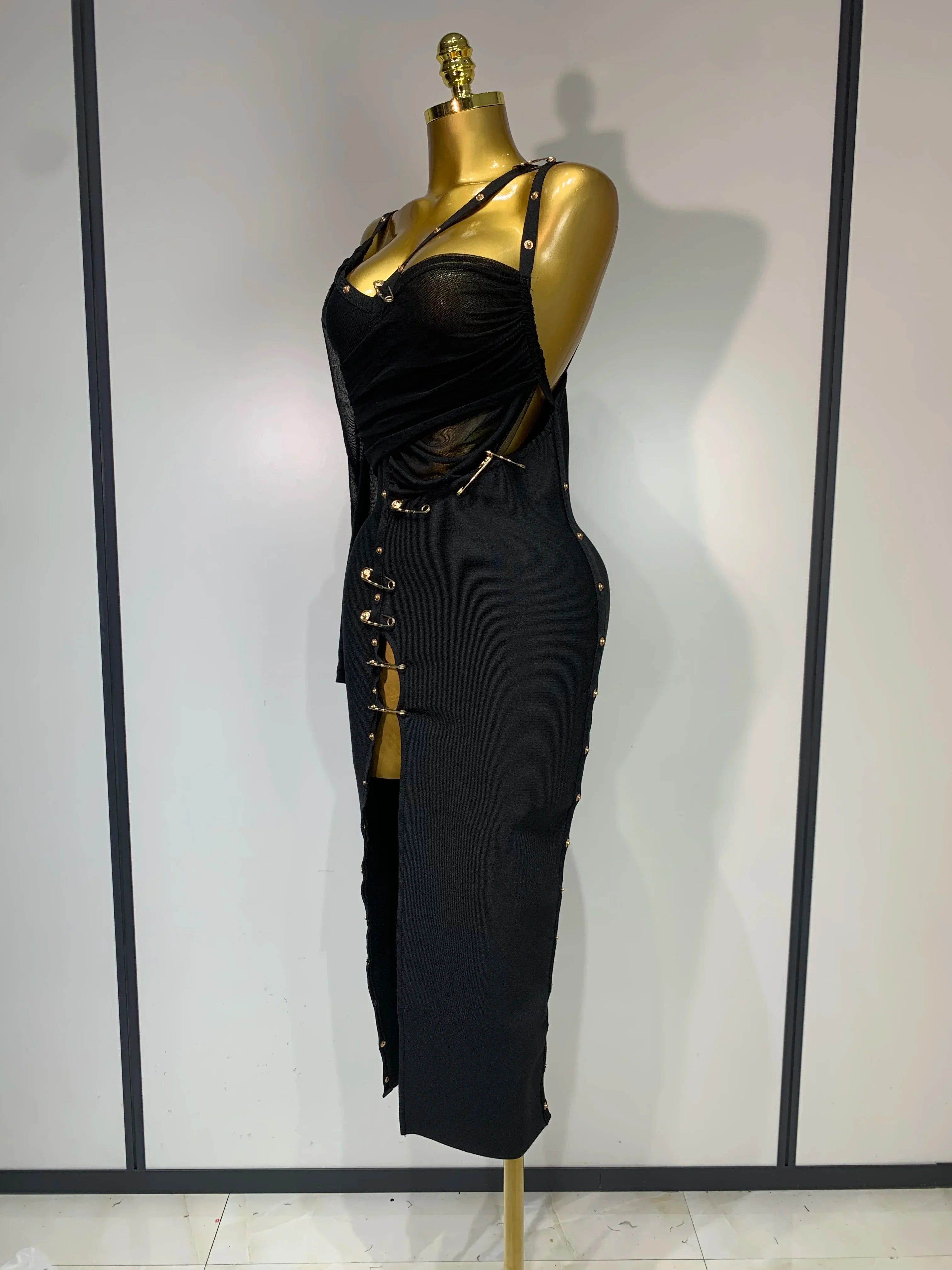 One Shoulder Long Sleeve Bodycon Bandage Dress Cocktail Evening Party Luxury Birthday Dress Celebrity Prom Gown