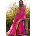 Prom Party Cocktail Evening Dresses Ball Gowns Dresses for Special Events Women's Evening Dress Gown Gala Dress Woman Customized fuchsia