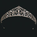 Bridal Hair Jewelry Cubic Zirconia Tiaras and Crowns AAA Zircon Diadem For Bride Women Pageant Prom Headband Wedding Accessories a