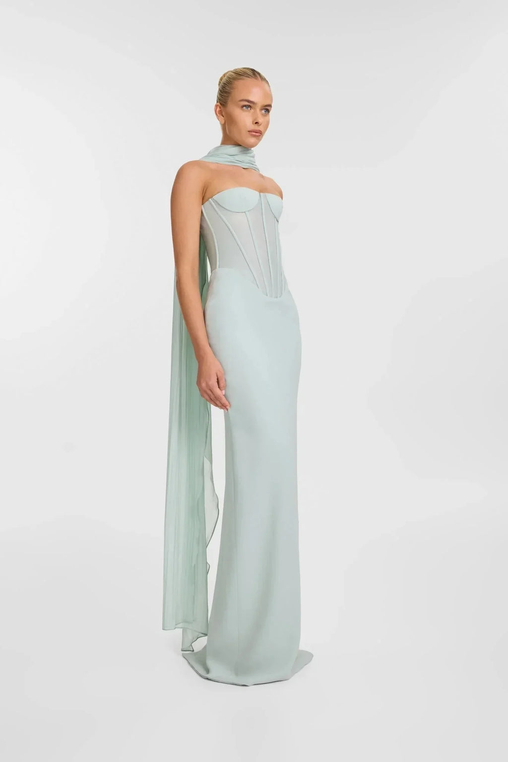 Women Sexy Strapless Backless Bodycon Long Dress Runway Celebrate Girls' Vacation Birthday Outfit Vestido